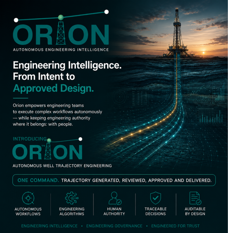 Aarya-Orion — from one command to an approved well trajectory